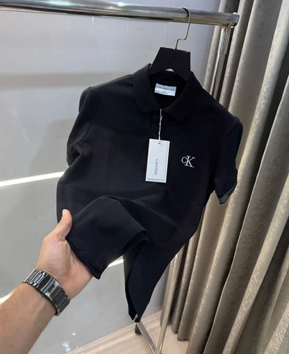 Calvin  Klein Black Premium Polo T-Shirt