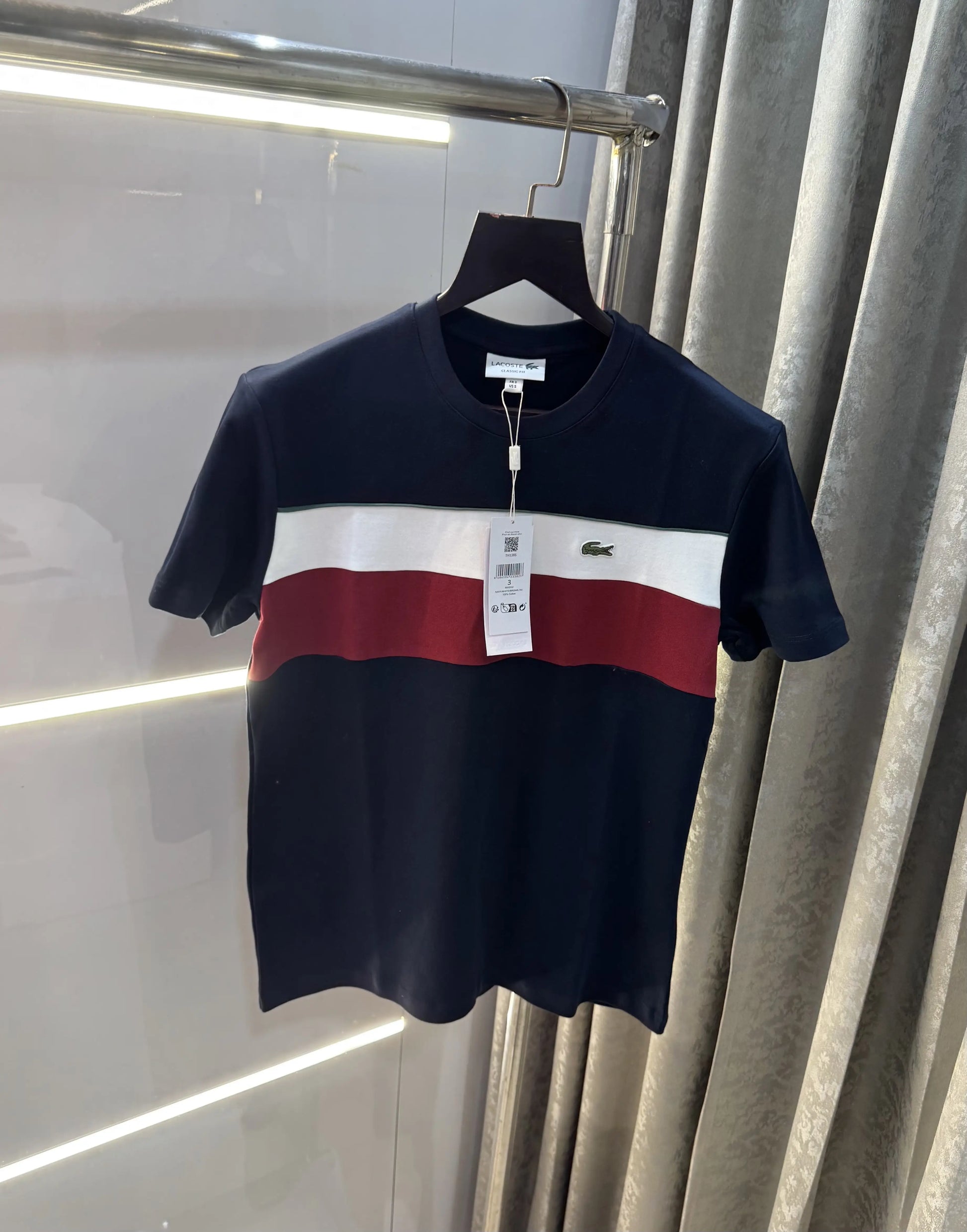 Lacost e Navy Blue Premium Classic T-Shirt