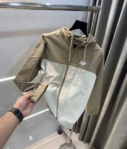 NeW balance Cream Imported Premium Windbreaker Jacket