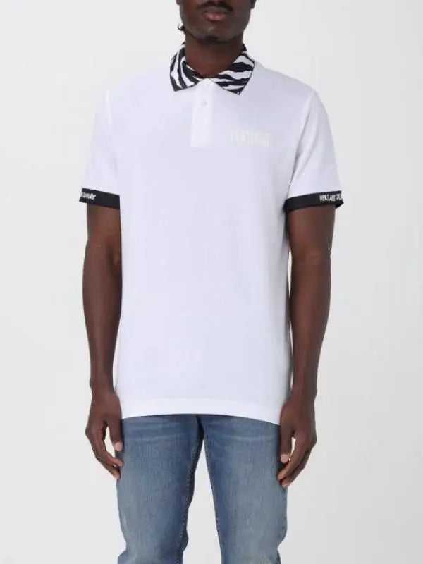 Versac3 Couture White Collar Look Imported Polo T-Shirt