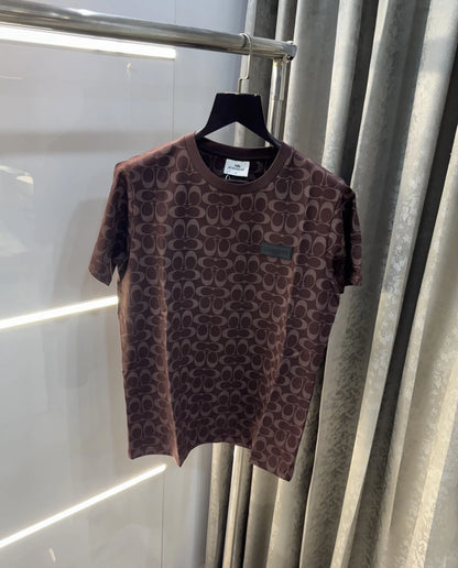 Coach Brown Monogram Premium T-Shirt