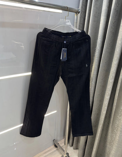 Ralph Lauren Black Premium Linen Trouser
