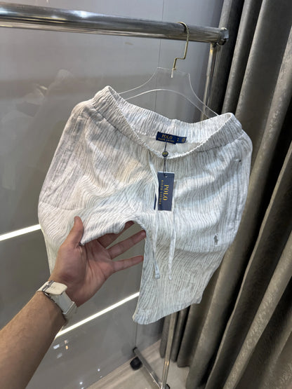 Ralph Lauren White Premium Linen 🩳 Shorts