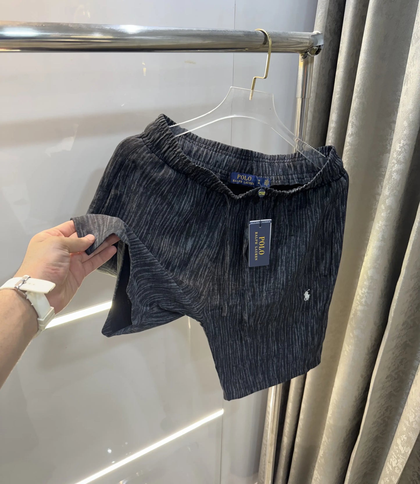 Ralph Lauren Black Premium Linen 🩳 Shorts