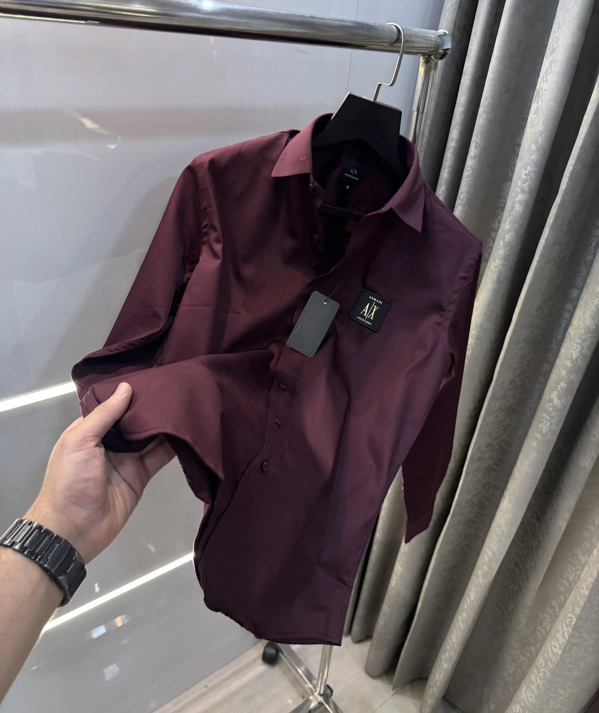 Arman i Exchange Wine Logo Work Premium Shirt