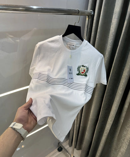 Lacost e White Logo Work Premium T-Shirt