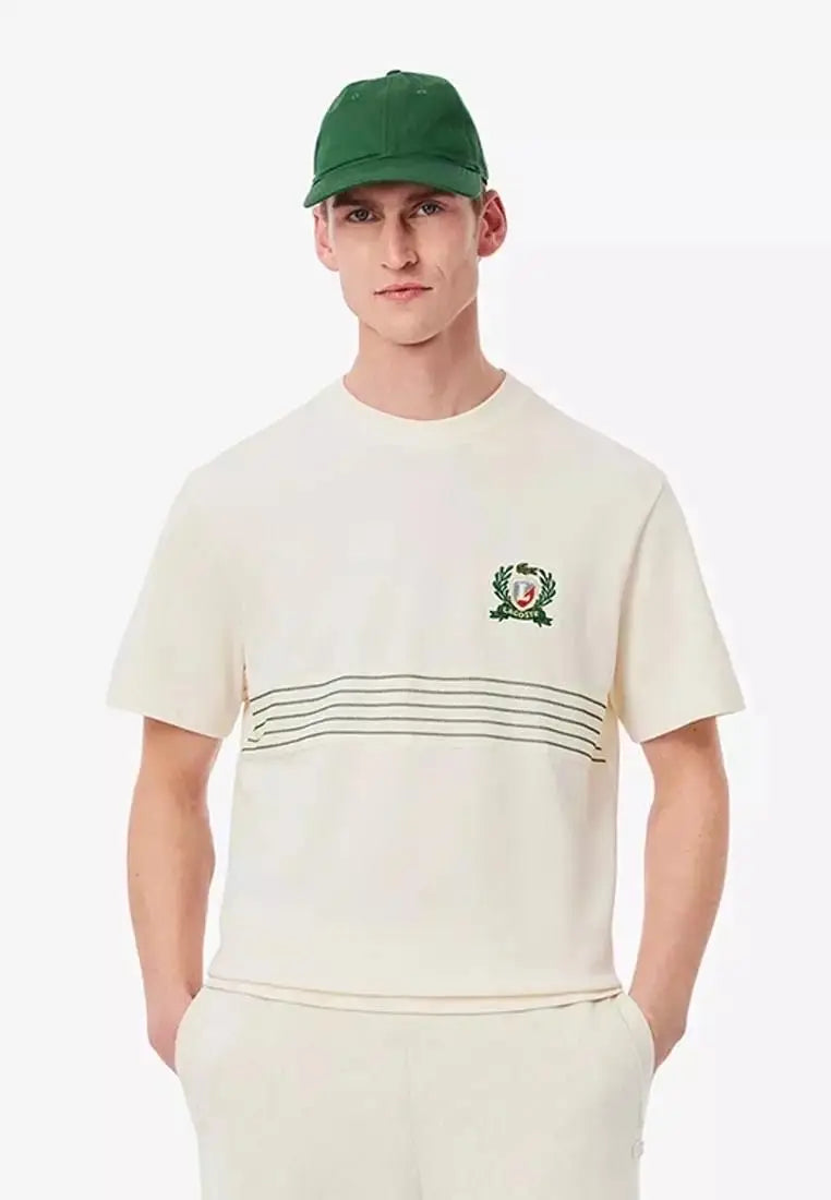 Lacost e White Logo Work Premium T-Shirt