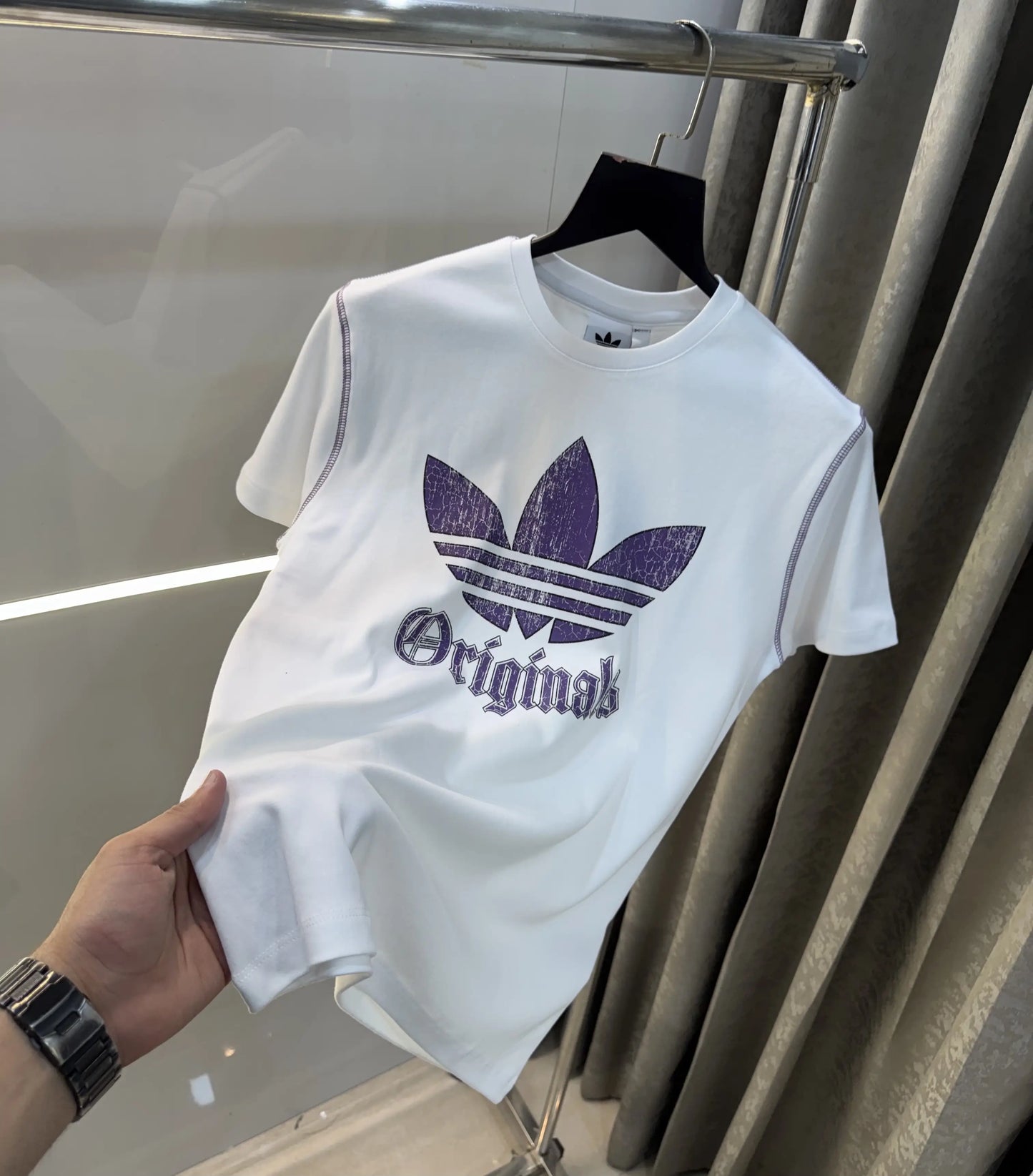 Adida s White Logo Work Premium T-Shirt
