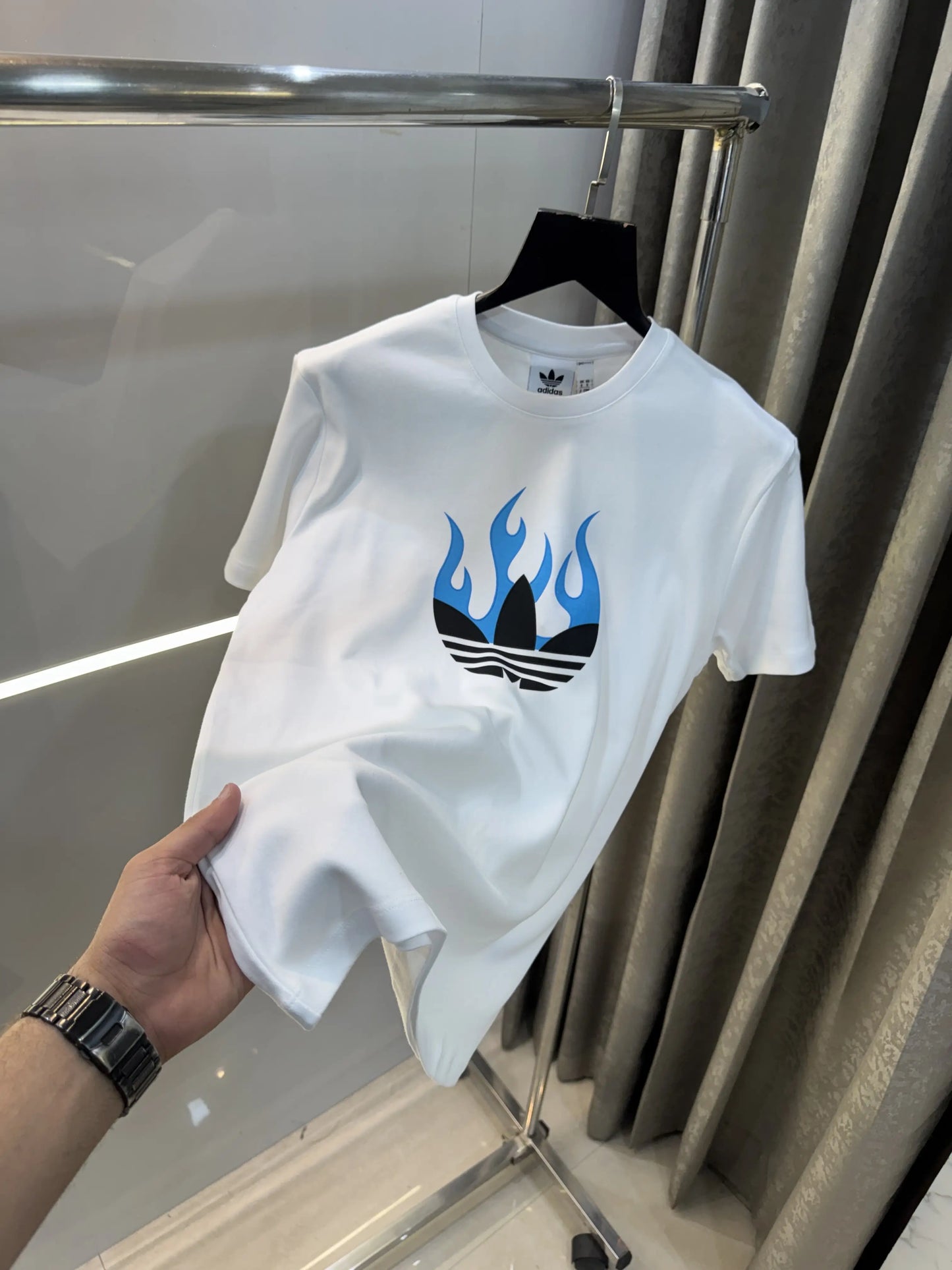 Adida s White Logo Work Premium T-Shirt