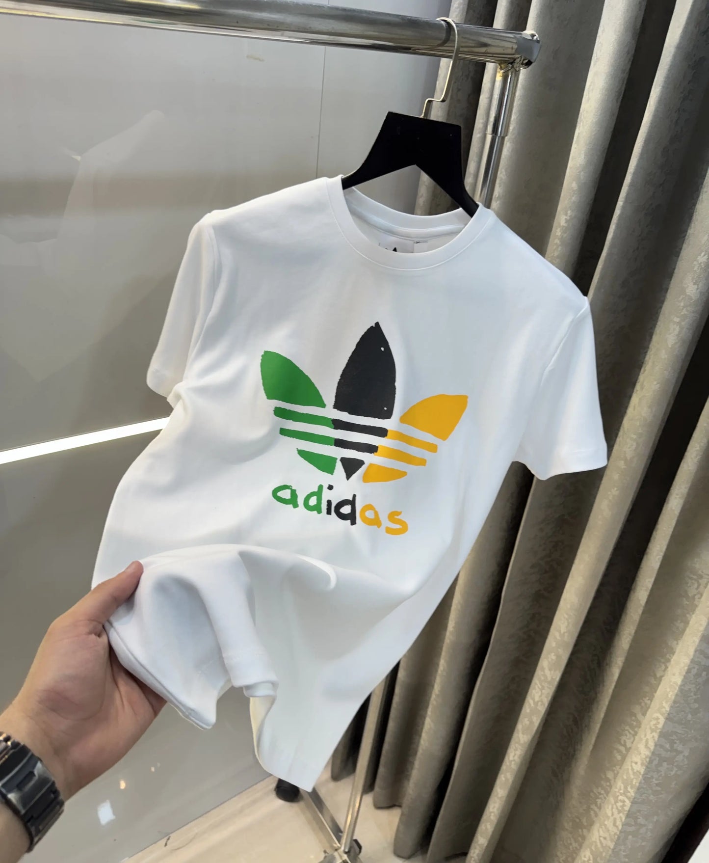 Adida s White Logo Work Premium T-Shirt