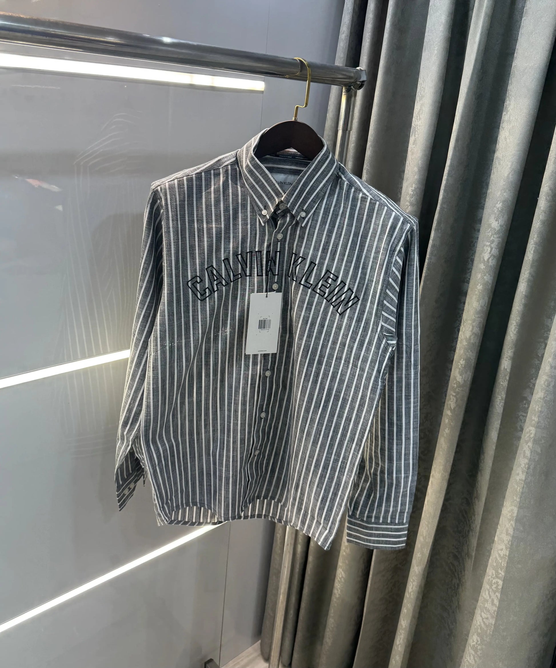 Calvin Klein Grey Stripes Premium Shirt