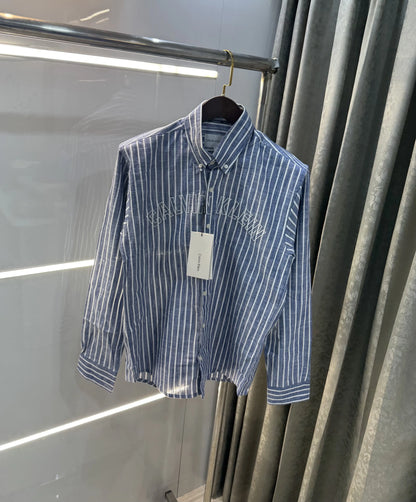 Calvin Klein Indigo Blue Stripes Premium Shirt