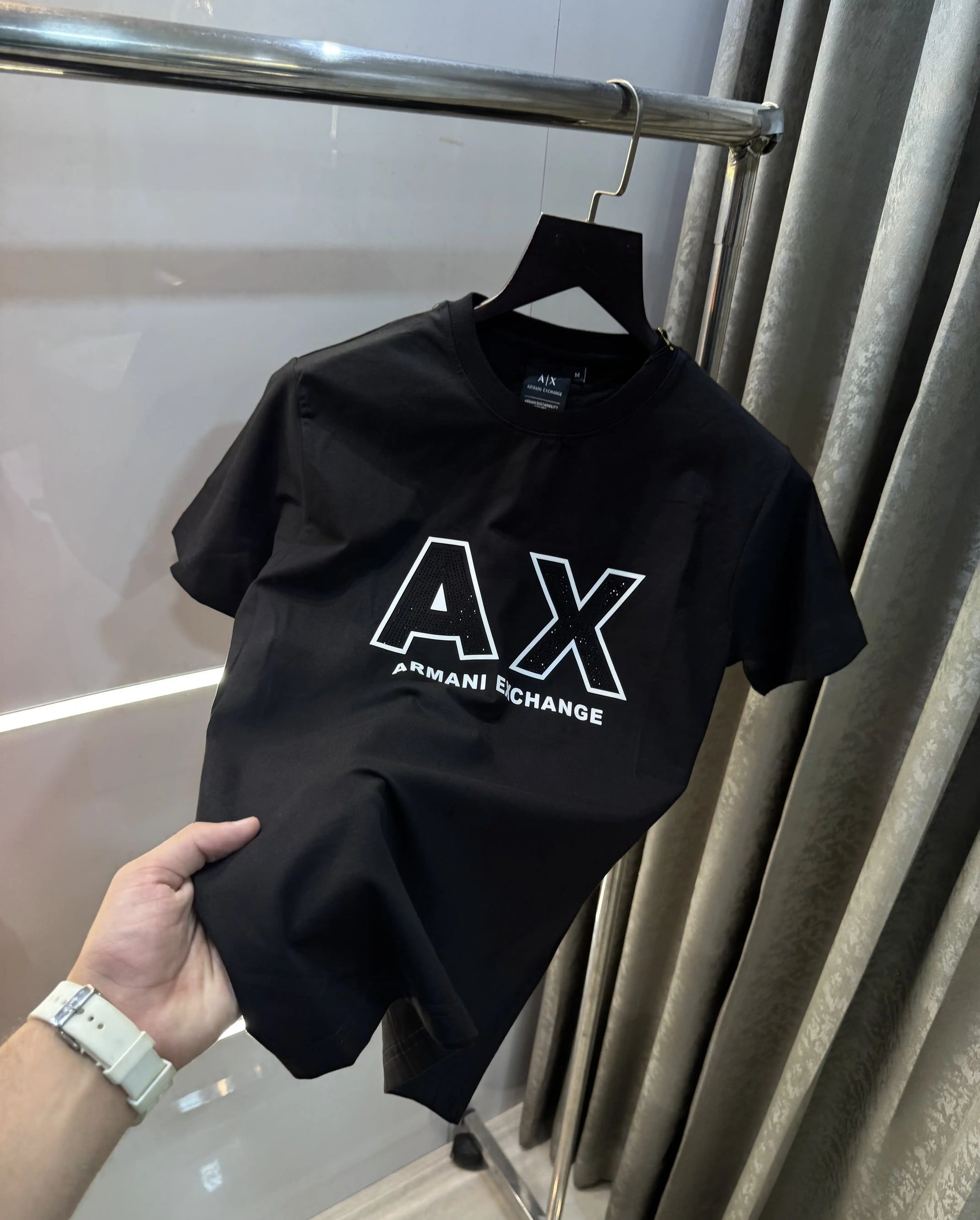 Arman i Exchange Black Logo Work Premium T-Shirt
