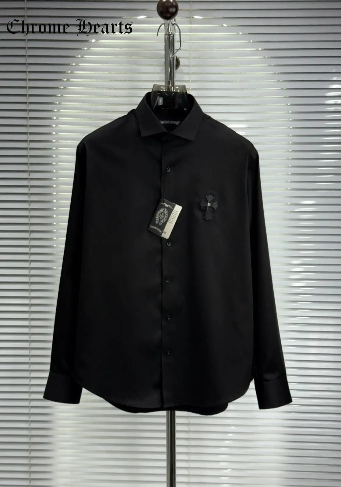 Chrome Hearts Black Logo Work Premium Shirt