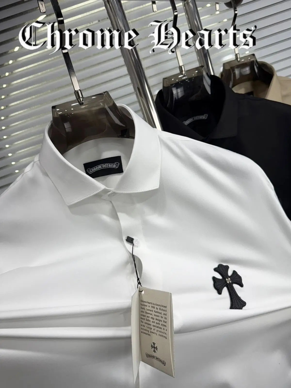 Chrome Hearts white Logo Work Premium Shirt
