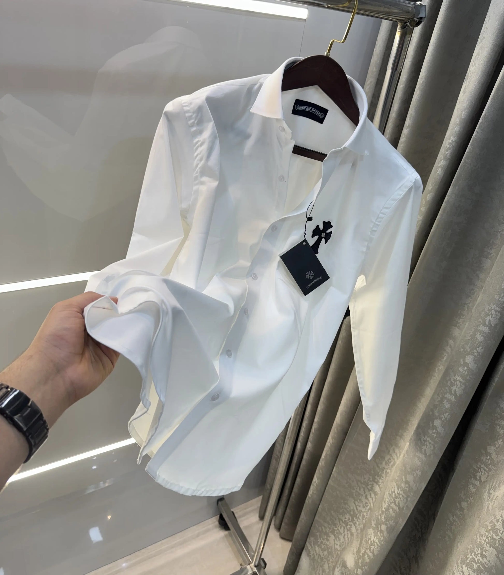 Chrome Hearts white Logo Work Premium Shirt