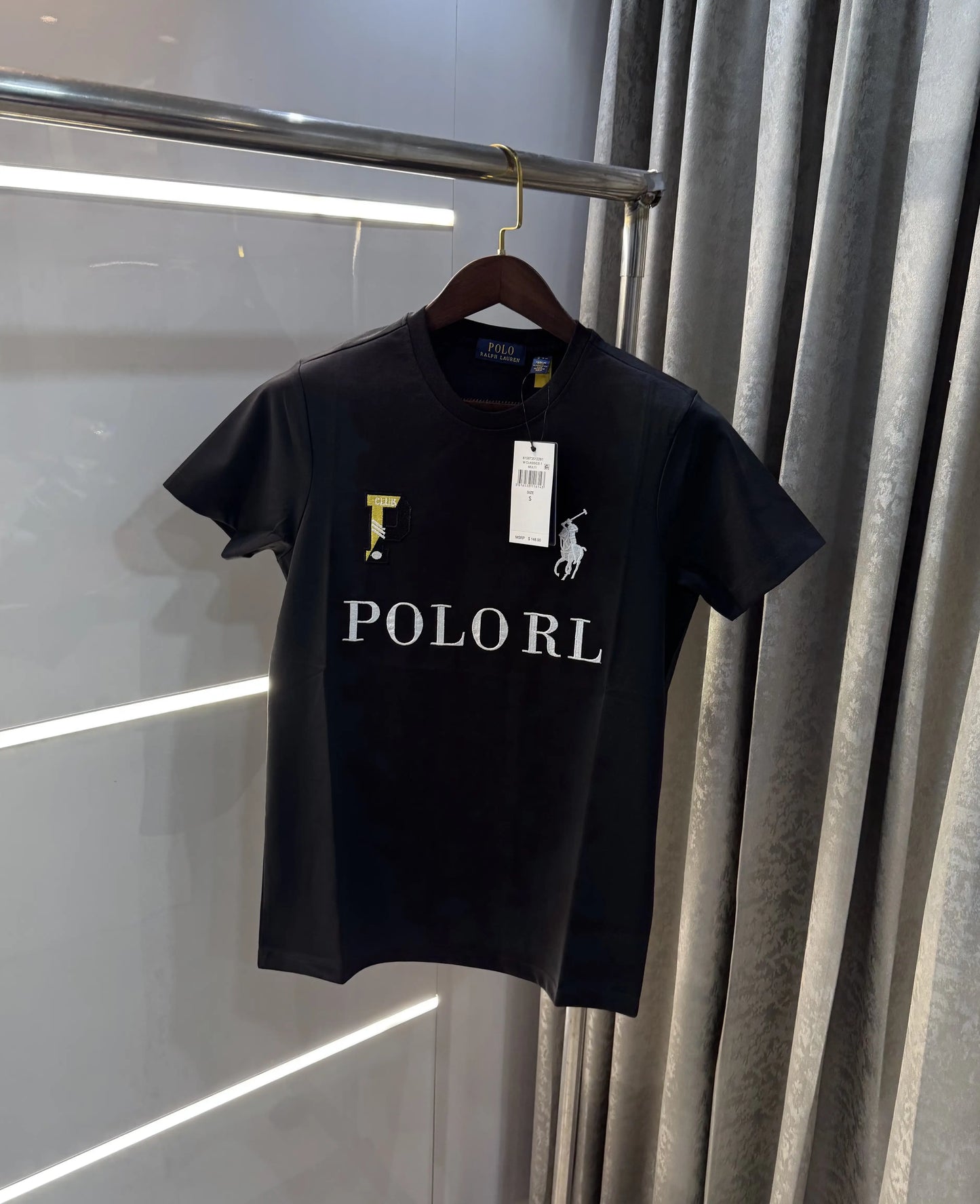 Ralph Lauren Black Logo Work Premium T-Shirt