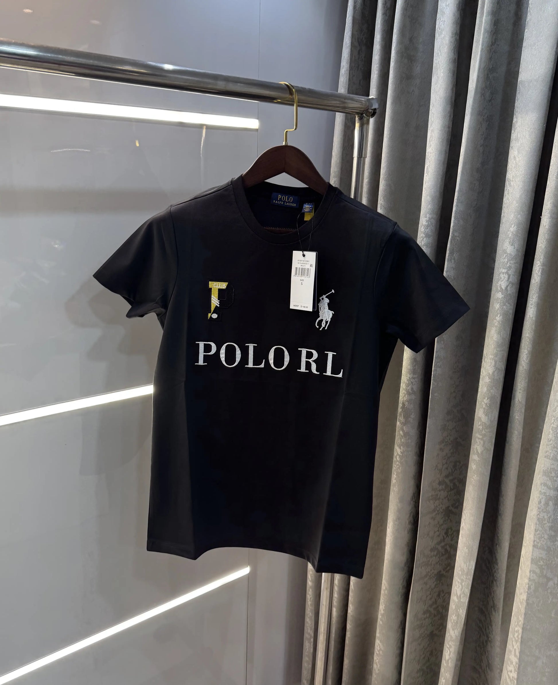 Ralph Lauren Black Logo Work Premium T-Shirt