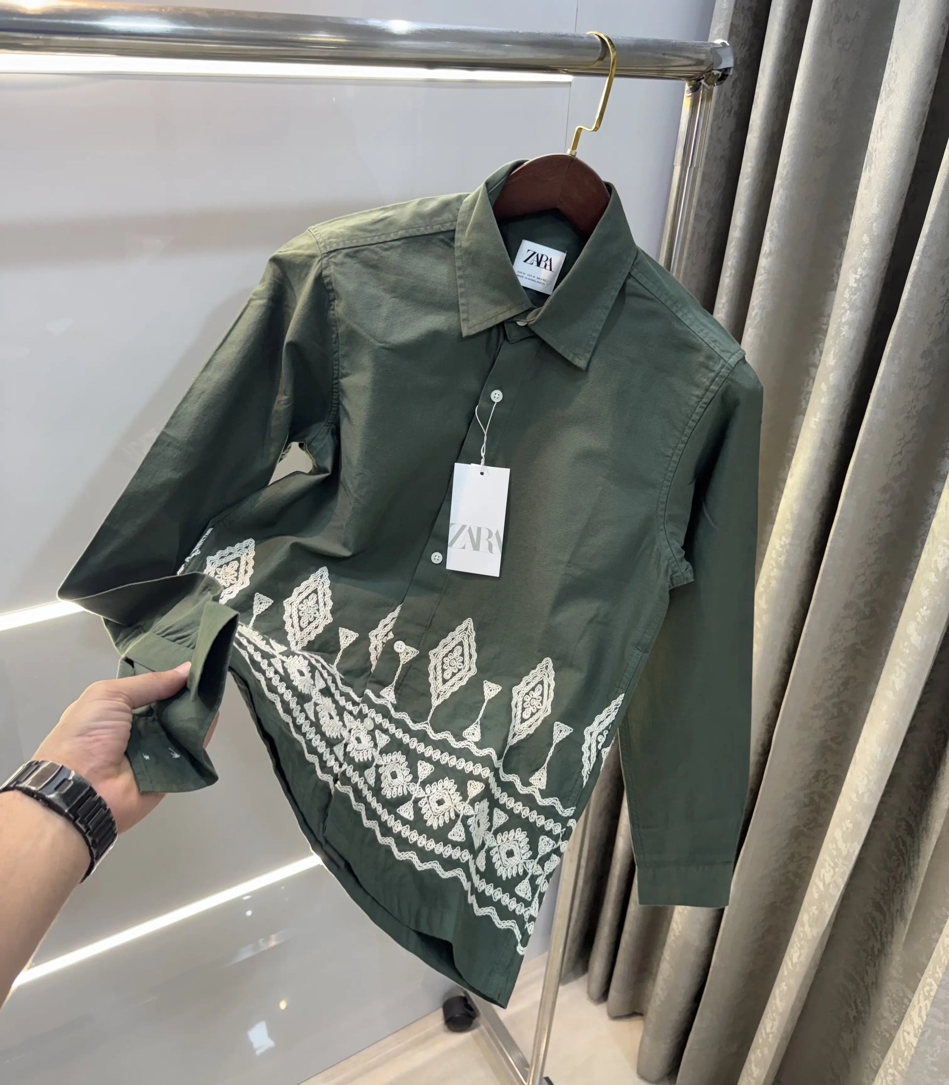 Zar a Olive Designer Premium Shirt