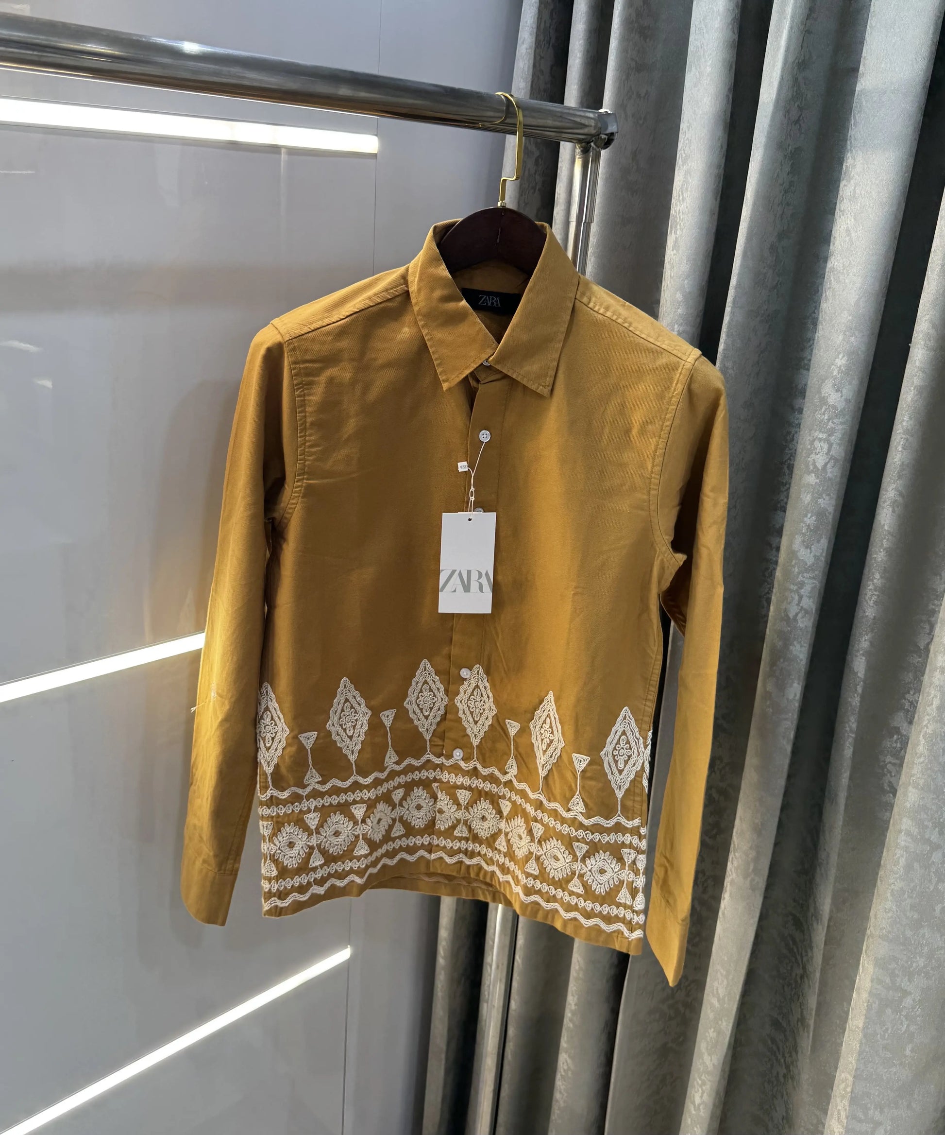 Zar a Khakhi Designer Premium Shirt
