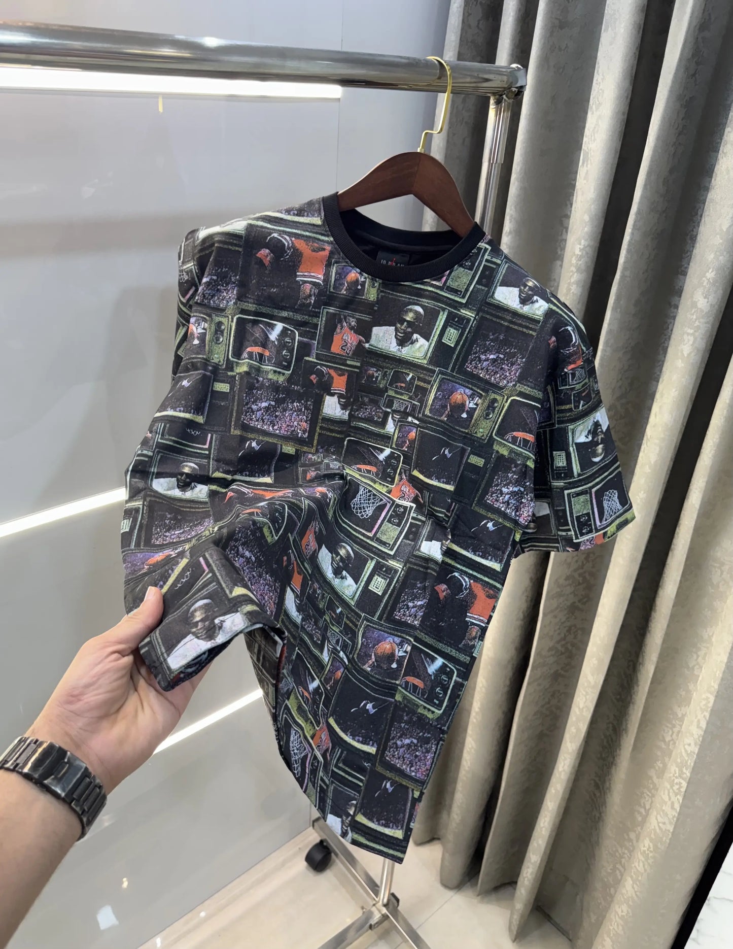 Air Jordan Printed Imported Oversized T-Shirt
