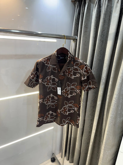 Amiri Brown Designer Premium Shirt
