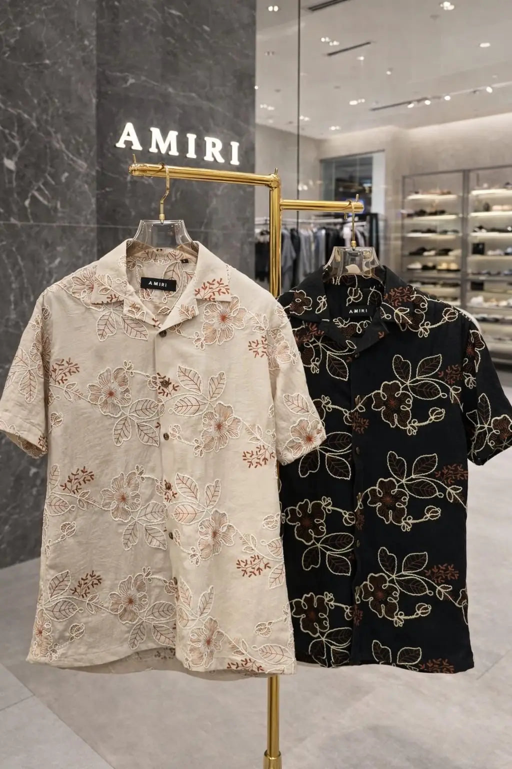 Amiri Brown Designer Premium Shirt