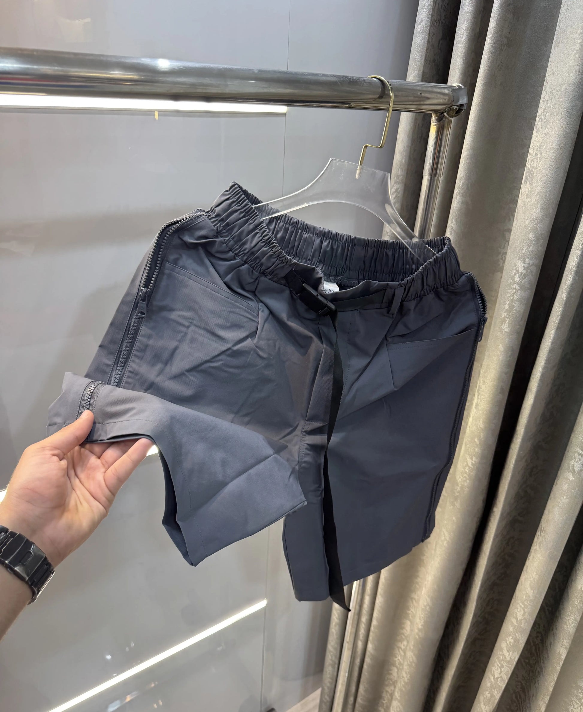 Calvin Klein Dark Grey Premium Imported Cargo Shorts
