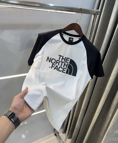 The North Face White Premium Oversized  T-Shirt