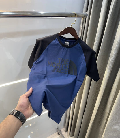 The North Face Blue Premium Oversized  T-Shirt