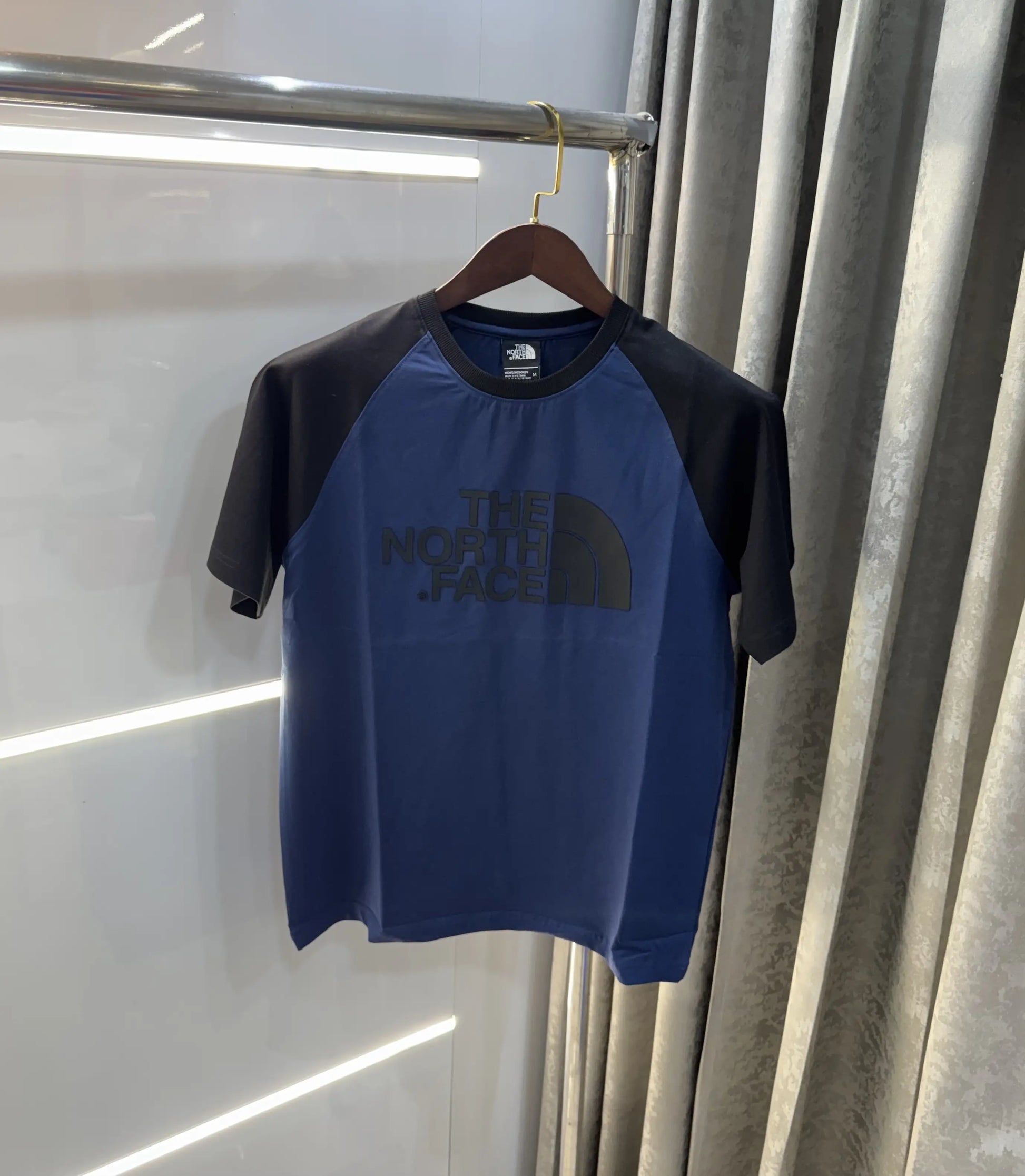 The North Face Blue Premium Oversized  T-Shirt