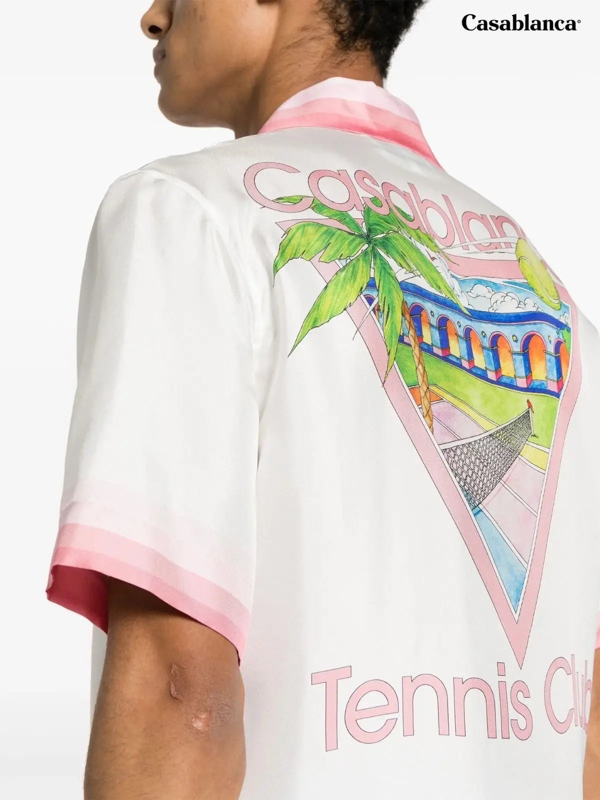 Casablanca Pink Premium Loose Fit Shirt