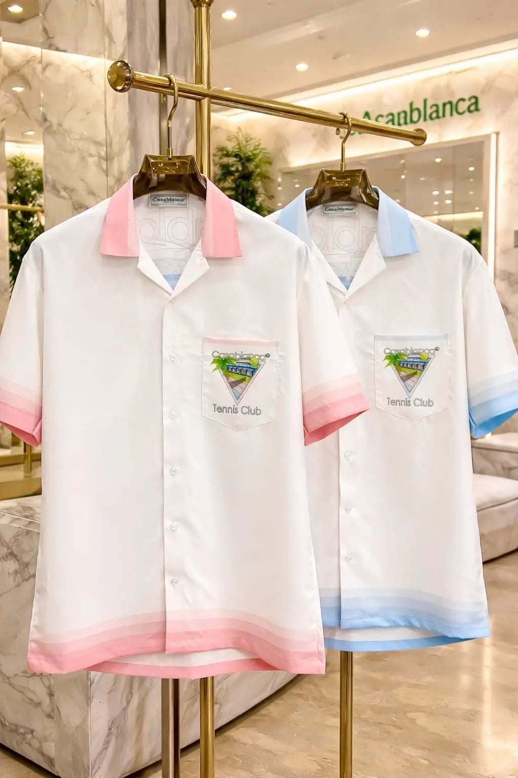 Casablanca Pink Premium Loose Fit Shirt