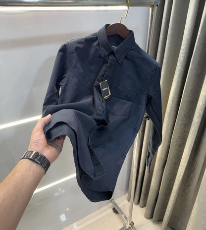 Hugo Boss Dark Grey Logo Work Premium Shirt