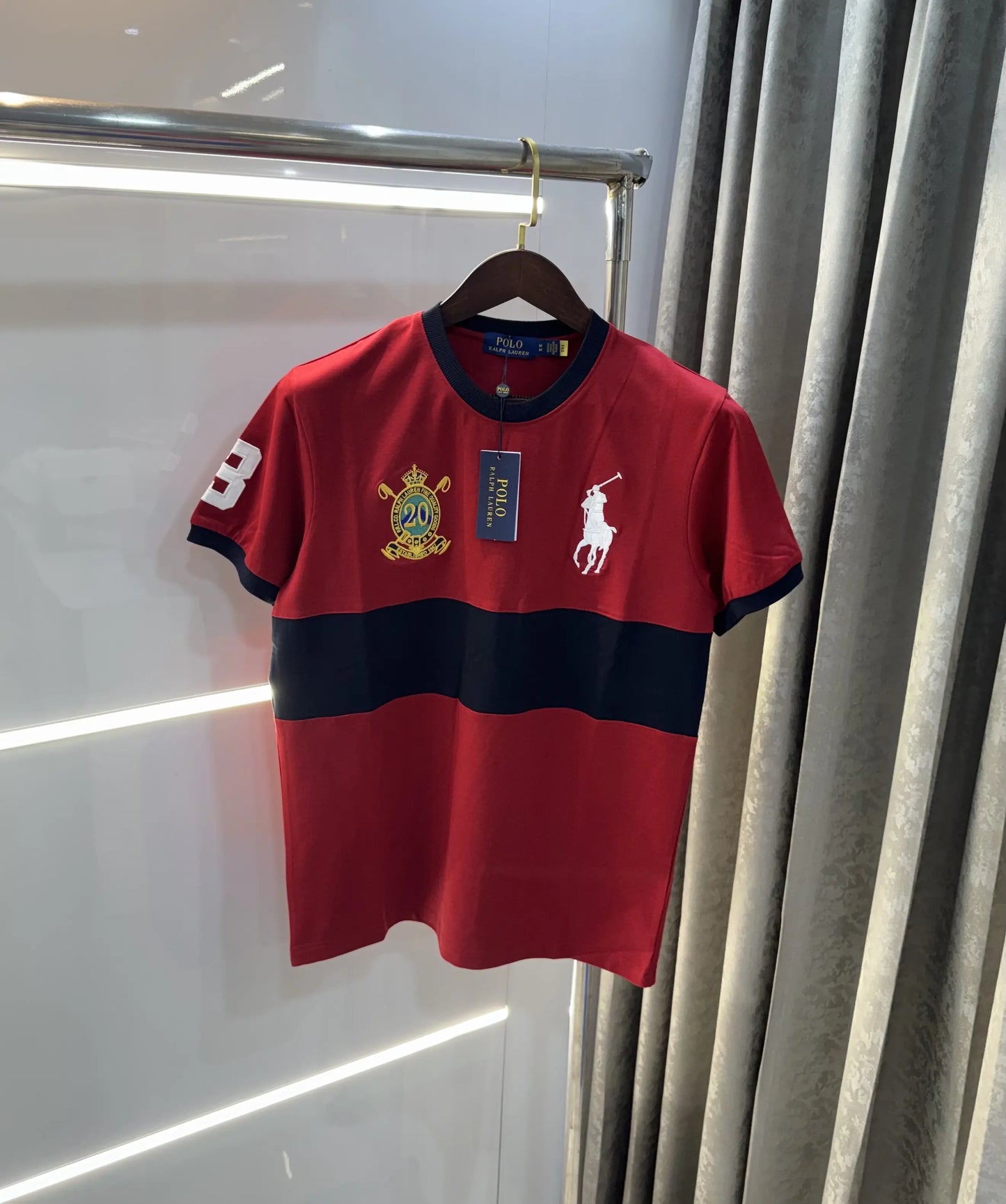 Ralph Lauren Red Logo Work Premium T-Shirt