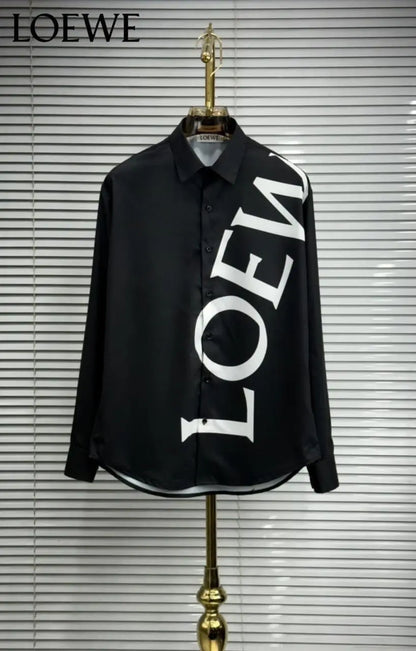 Loewe Black Designer CR7 Edition Premium Shirt With Box Packing