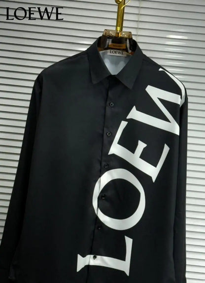 Loewe Black Designer CR7 Edition Premium Shirt With Box Packing