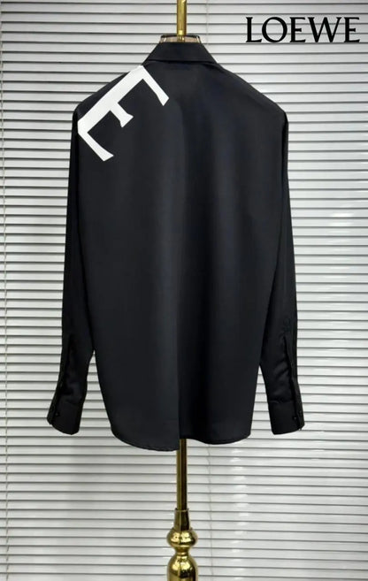 Loewe Black Designer CR7 Edition Premium Shirt With Box Packing