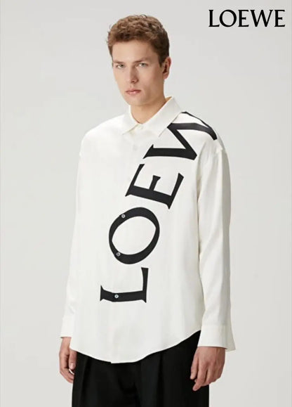 Loewe White Designer CR7 Edition Premium Shirt With Box Packing