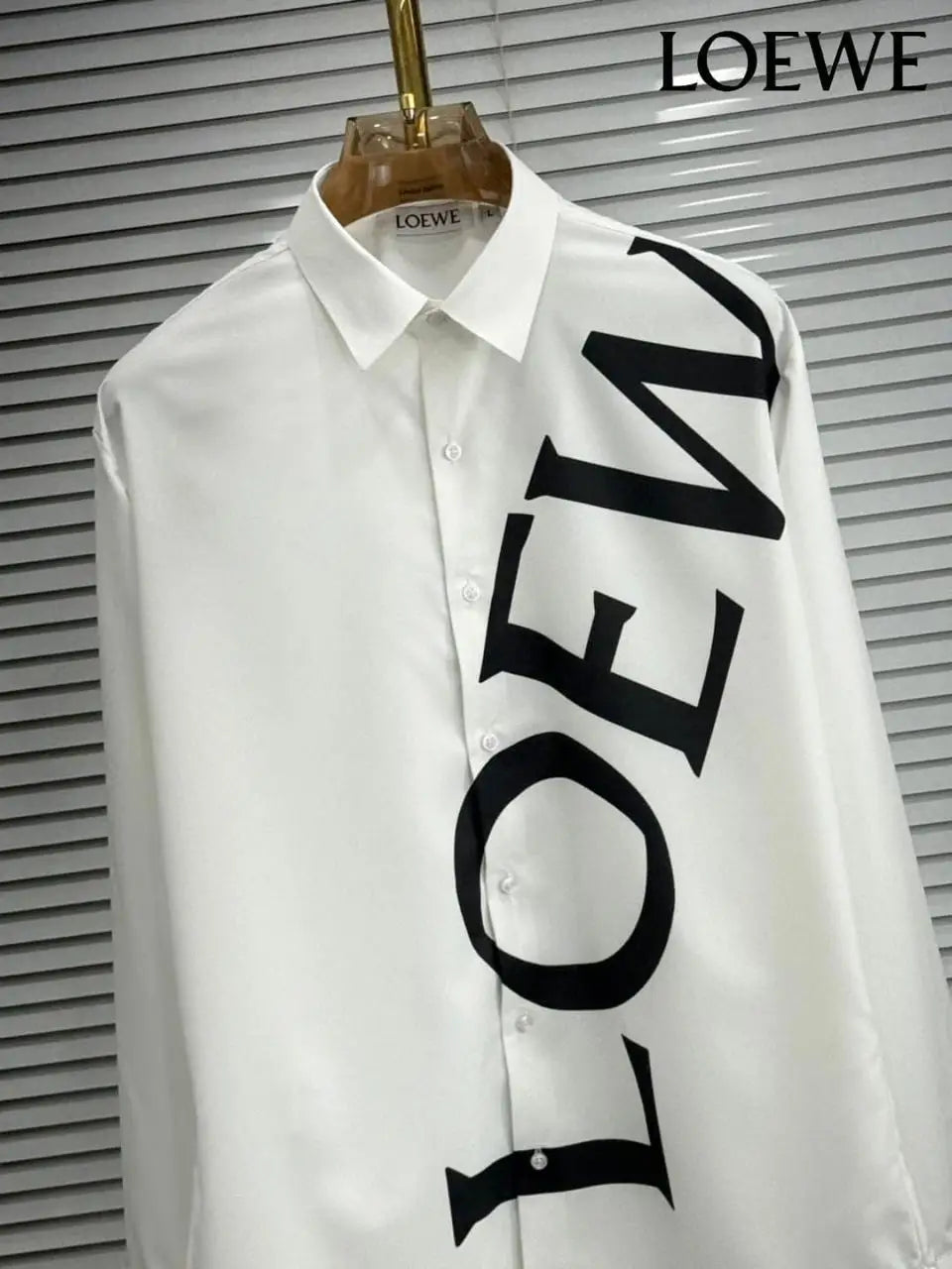 Loewe White Designer CR7 Edition Premium Shirt With Box Packing