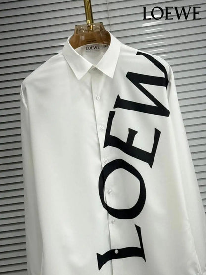 Loewe White Designer CR7 Edition Premium Shirt With Box Packing