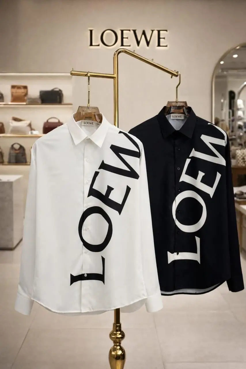 Loewe White Designer CR7 Edition Premium Shirt With Box Packing