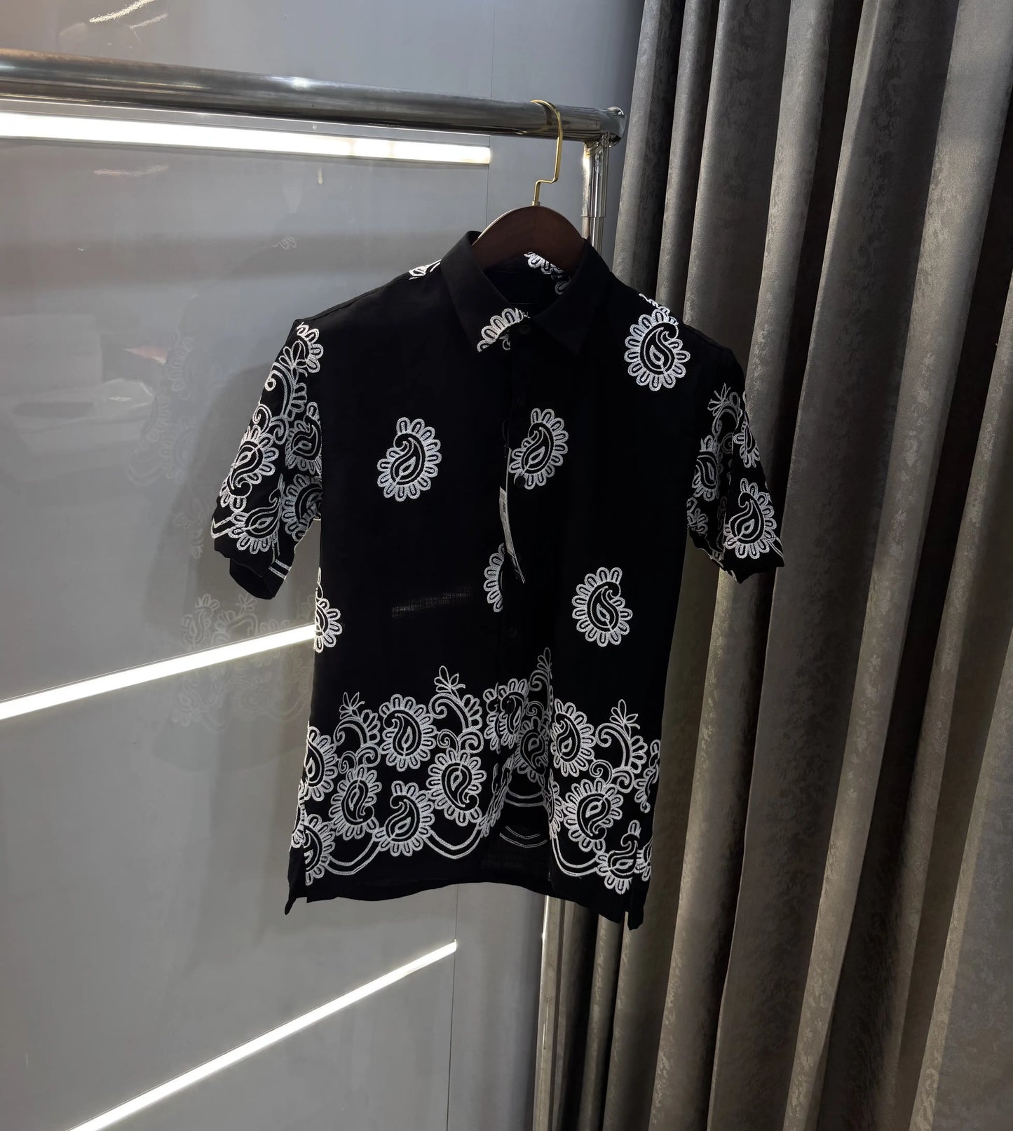 Amiri Black Designer Premium Shirt