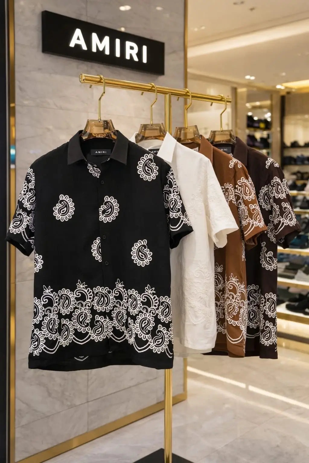 Amiri Light Brown Designer Premium Shirt