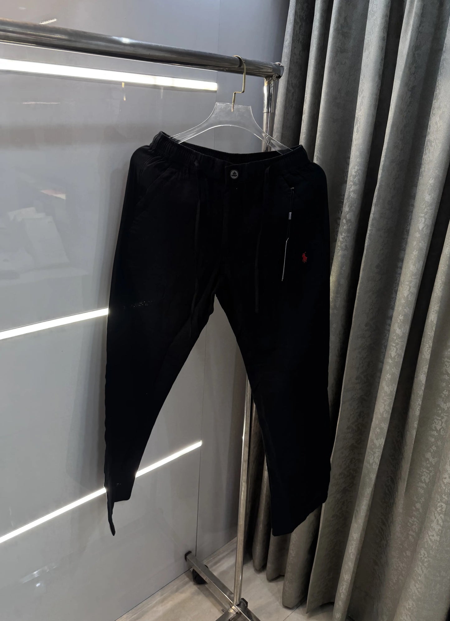 Ralph Lauren Black Premium Linen Trouser