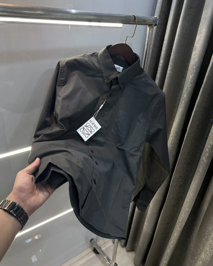 Loewe Dark Grey Logo Work Premium Shirt