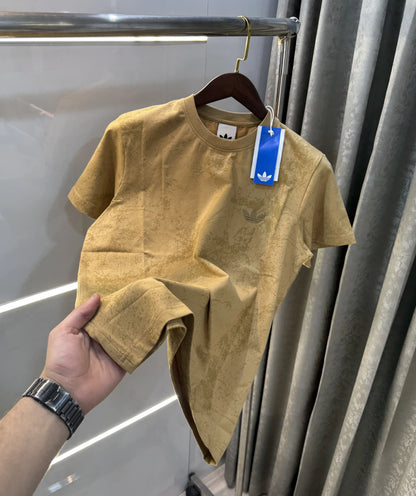 Adidas Beige Premium Oversized  T-Shirt
