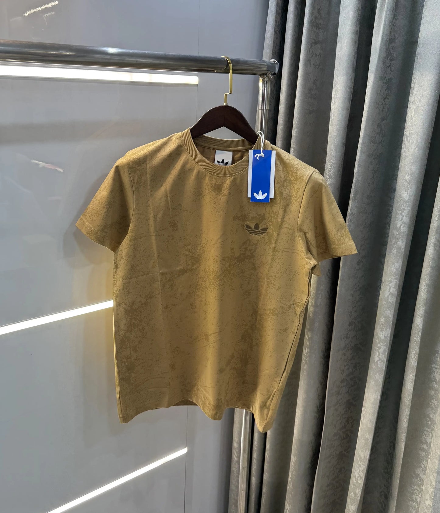 Adidas Beige Premium Oversized  T-Shirt