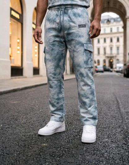 Amiri Sky Blue Imported Premium Trackpant