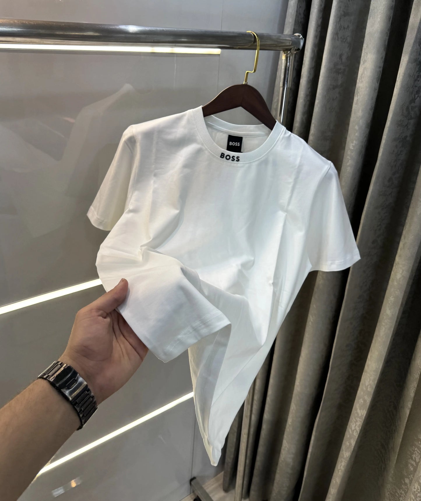 Hugo Boss White Imported T-Shirt
